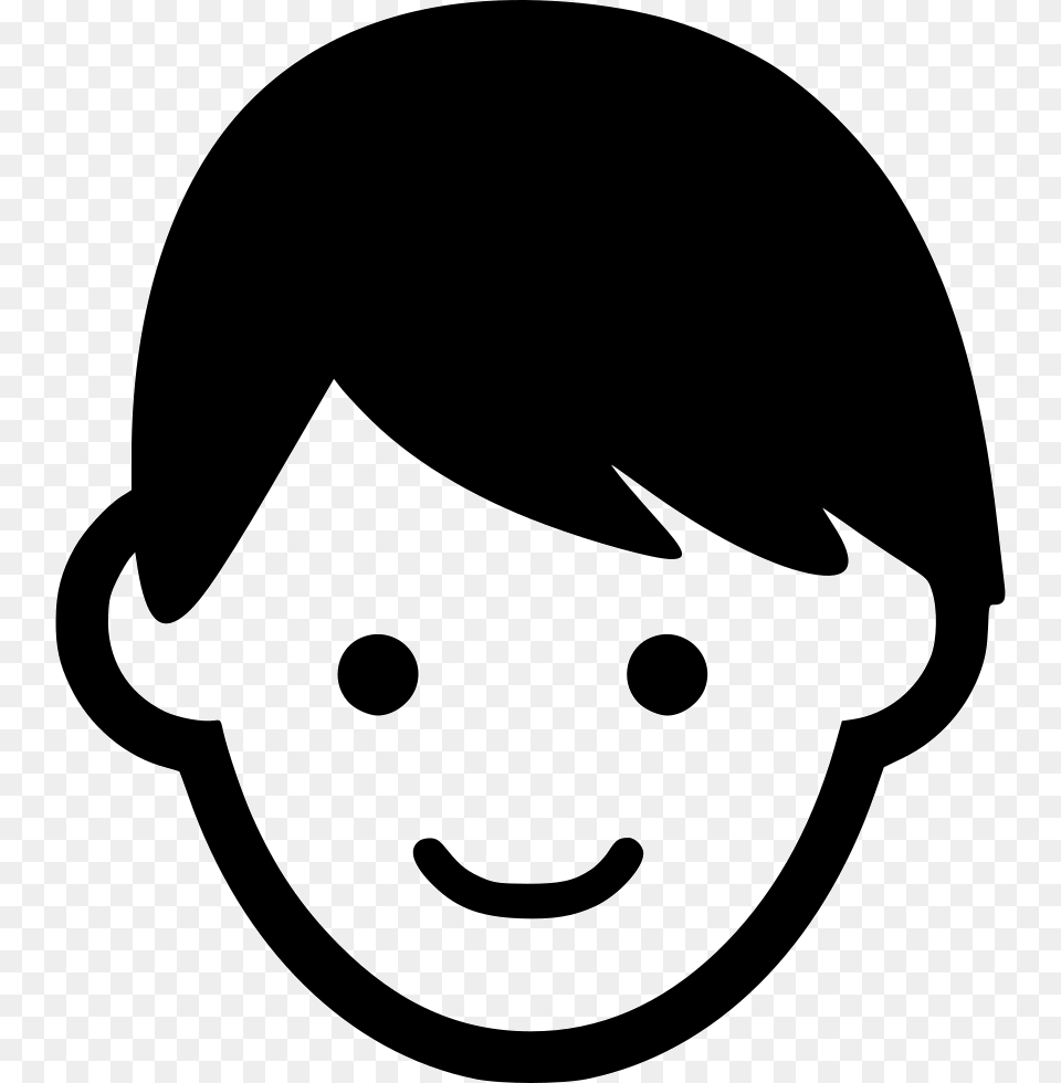 Boy Boy Face Icon, Stencil, Clothing, Hardhat, Helmet Free Transparent Png