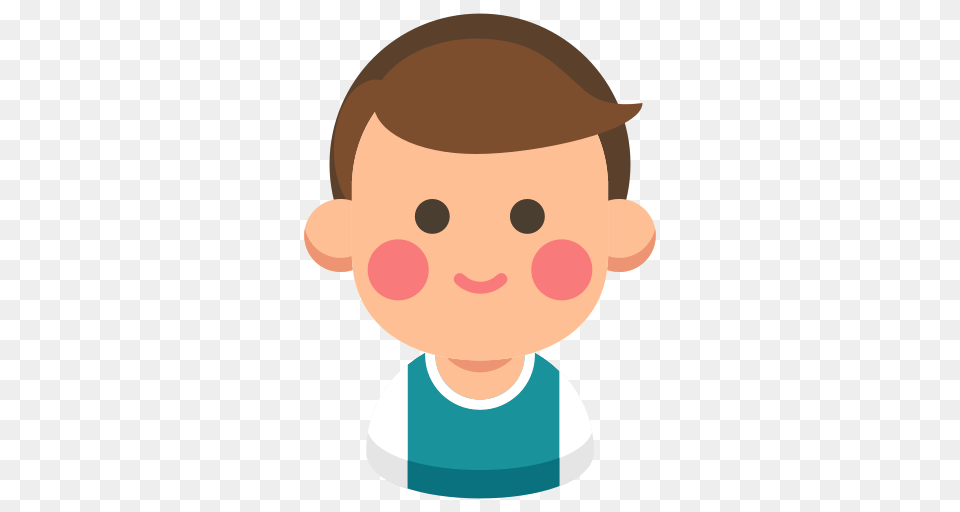 Boy Brother Cartoon Child Family Kid Icon, Face, Head, Person, Baby Free Png Download