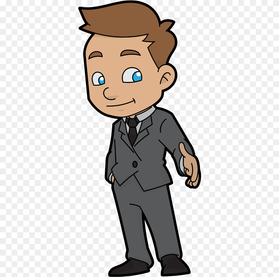Boy Cartoon File, Formal Wear, Baby, Person, Clothing Png Image