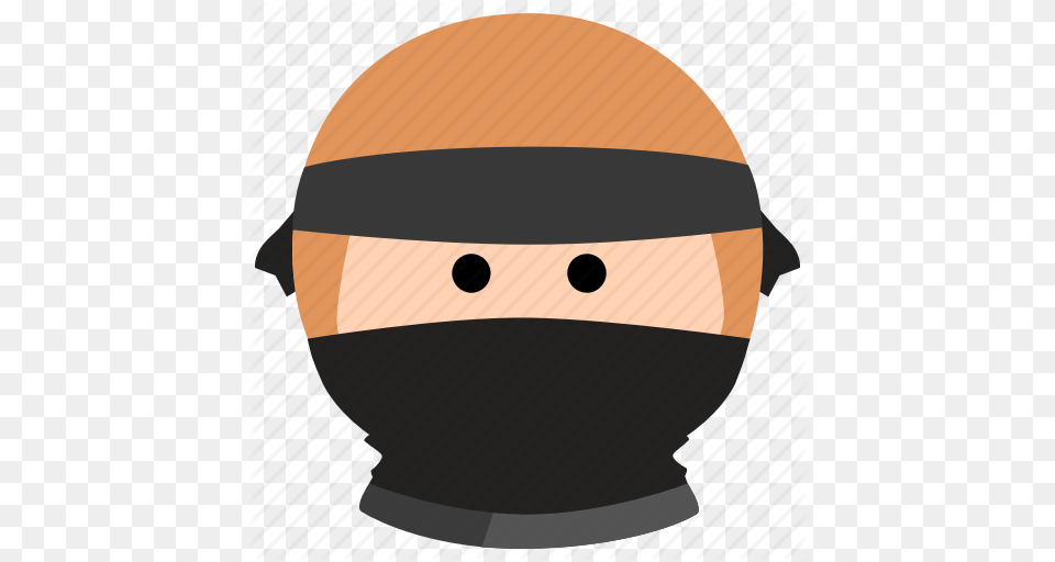 Boy Char Male Man Ninja Warrior Icon, Sphere Free Transparent Png