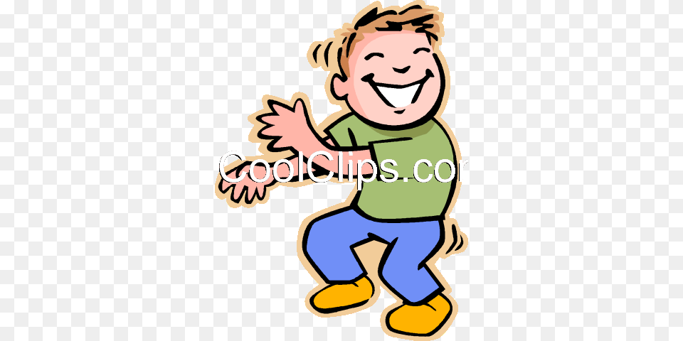 Boy Dancing Royalty Vector Clip Art Illustration, Baby, Person, Photography, Face Free Transparent Png