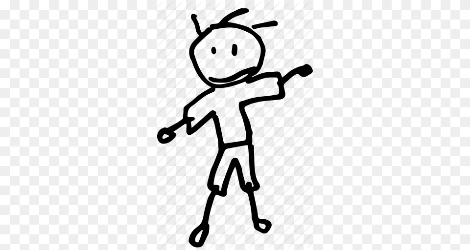 Boy Doodle Drawing Freehand Hand Drawn Kids Male Man, Art Free Transparent Png