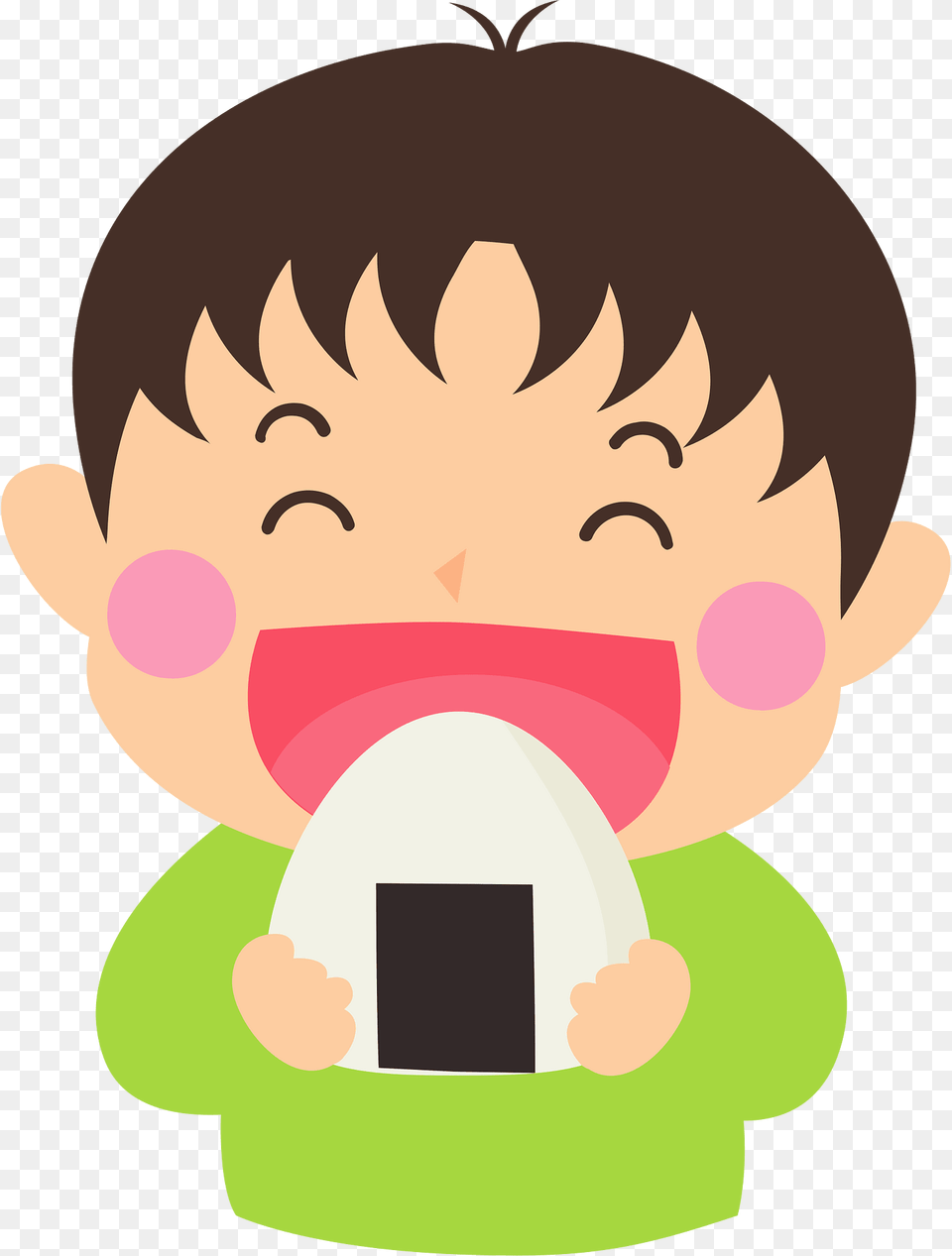 Boy Eating Rice Ball Clipart, Baby, Person, Outdoors, Nature Free Transparent Png