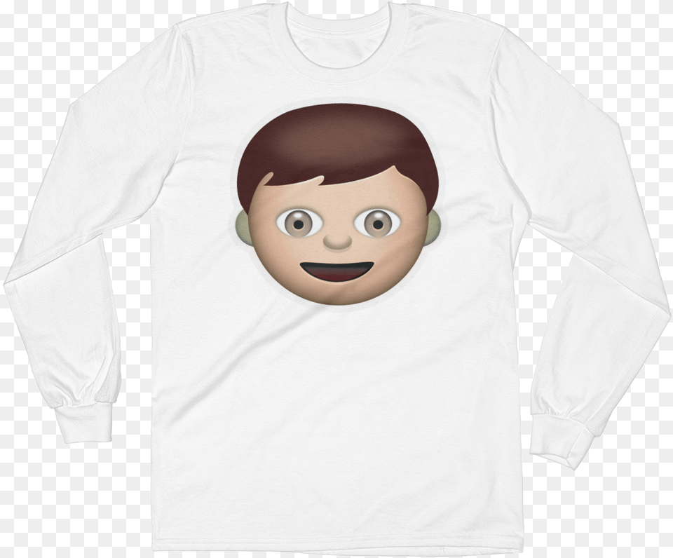 Boy Emoji T Shirts Cartoon, Clothing, Long Sleeve, Sleeve, T-shirt Free Transparent Png