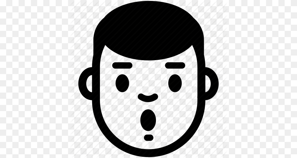 Boy Emotion Face Head Male Surprised Wow Icon, Photography Png Image