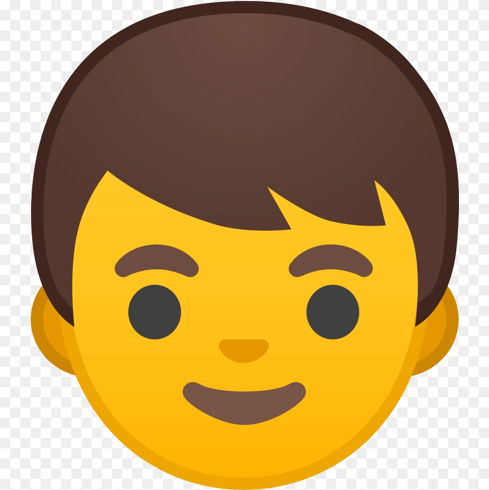 Boy Icon Of Noto Emoji People Faces Emoji Faces Boy, Photography, Face, Head, Person Free Png