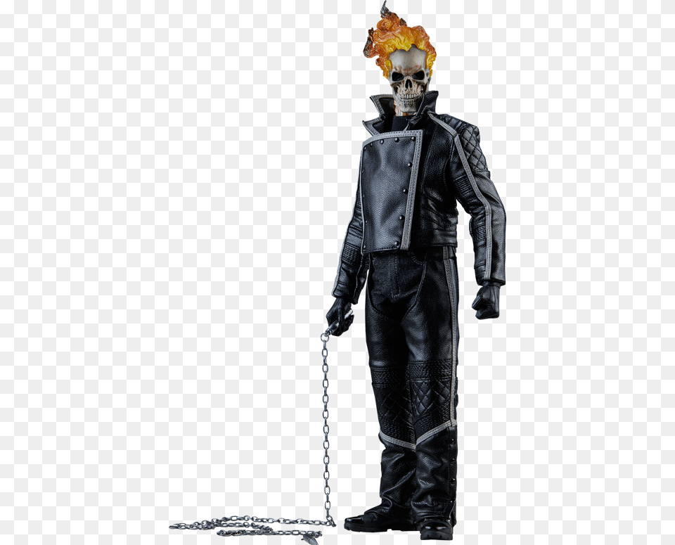 Boy Ghost Rider Costume, Clothing, Coat, Jacket, Adult Free Png Download