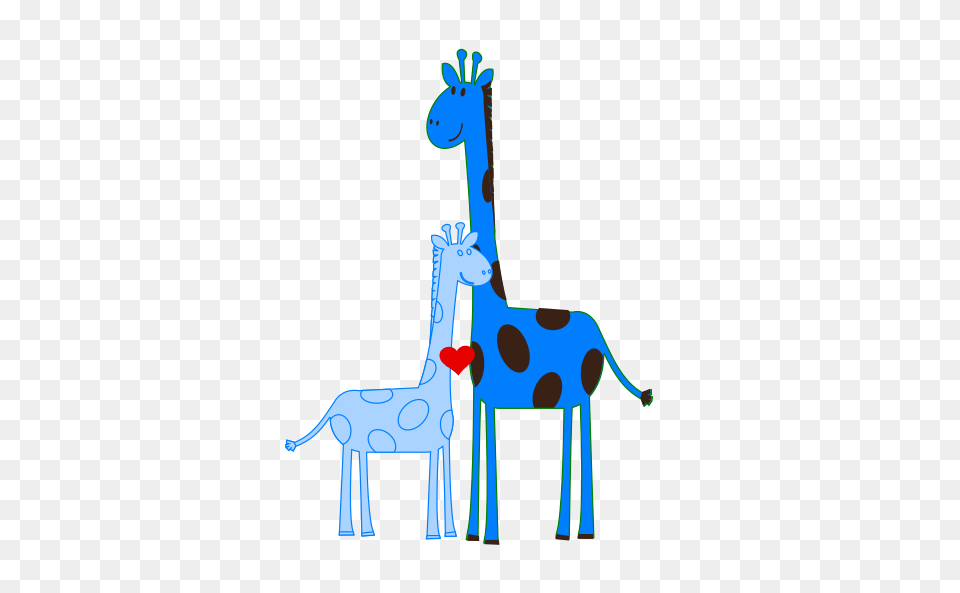 Boy Giraffe Baby Shower Clip Art, Animal, Mammal, Wildlife Free Png Download