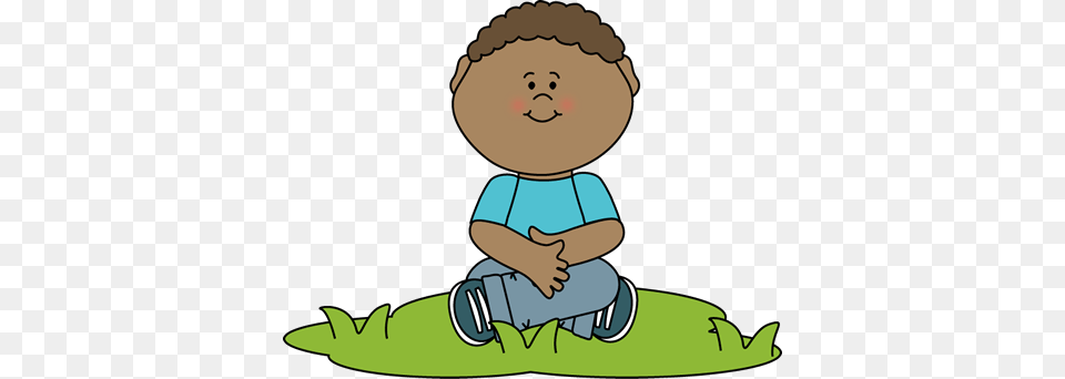 Boy Grass Clipart Explore Pictures, Kneeling, Person, Baby, Cartoon Free Transparent Png