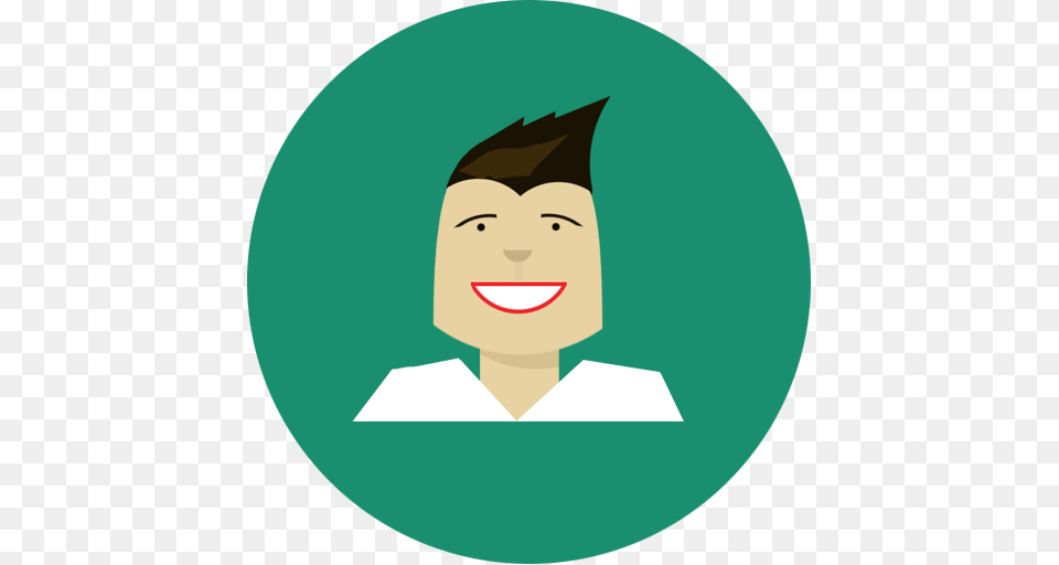 Boy Green Happy Lips Man Minmal Icon, Logo, Graduation, Person, People Free Transparent Png