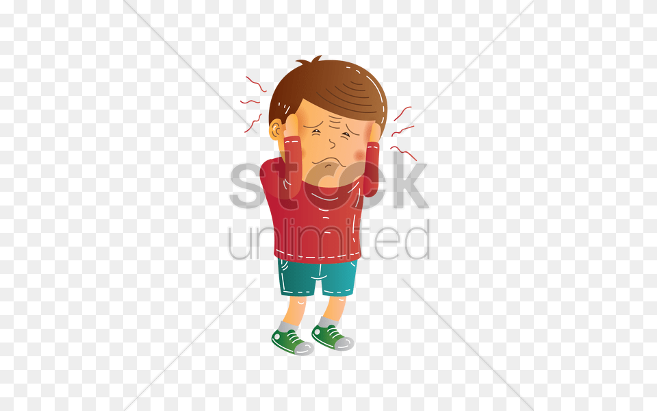Boy Having Headache Vector Person, Head, Face, Photography Png Image