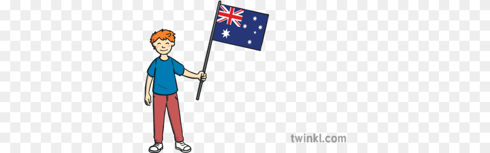 Boy Holding Australian Flag Country Flags Ks1 Illustration People Holding A Sign Protest, Child, Male, Person, Face Png Image