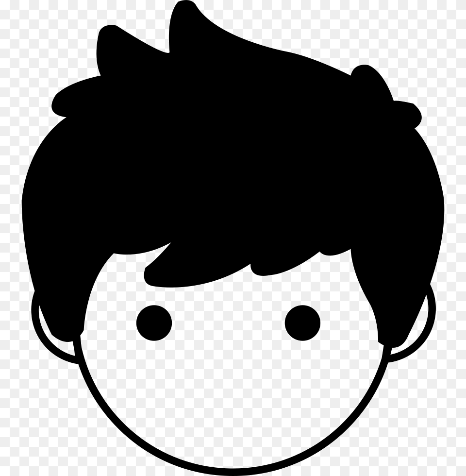 Boy Icon Stencil, Silhouette, Animal, Canine Free Png Download
