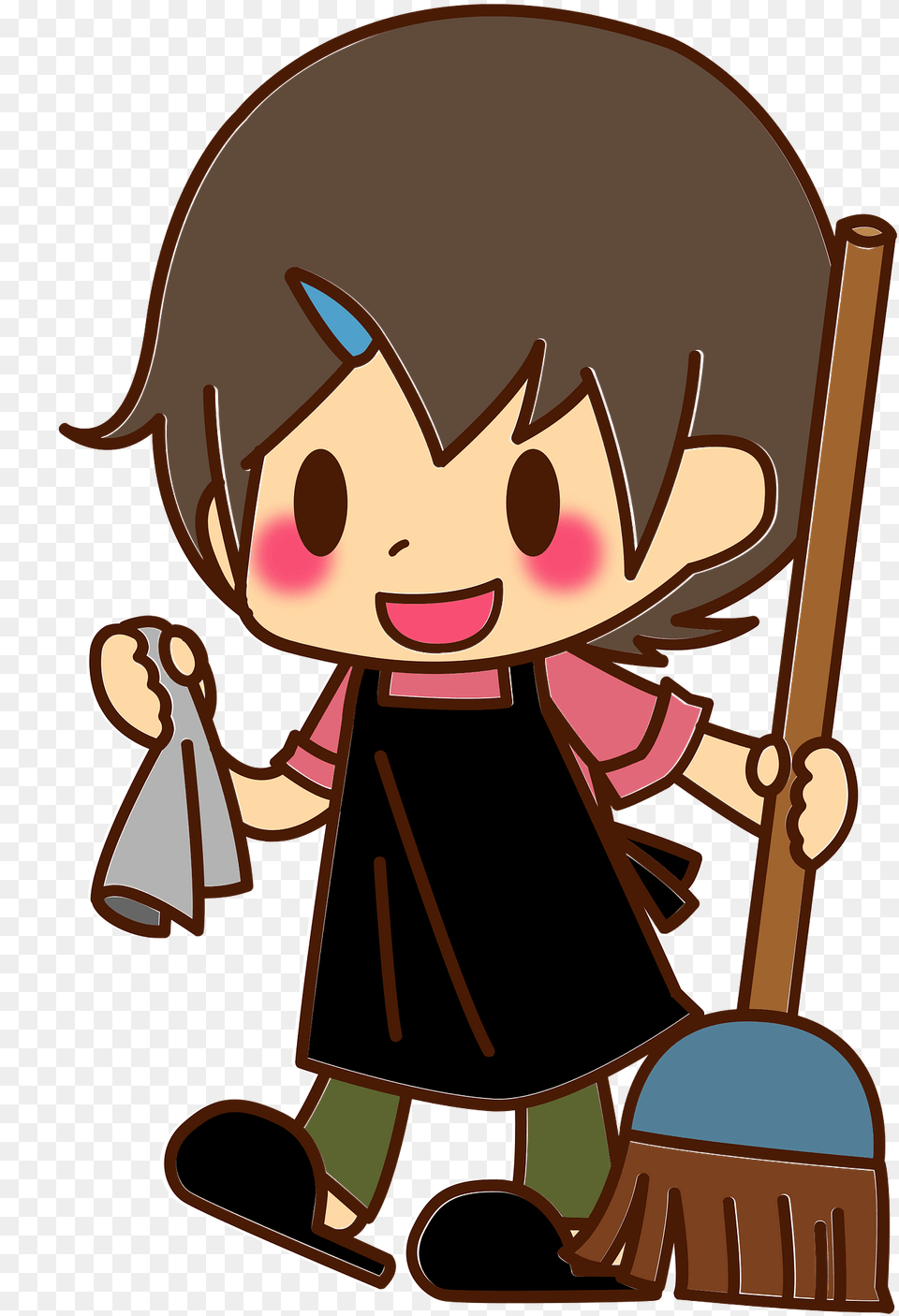 Boy Is Cleaning Clipart, Person, Baby, Face, Head Png