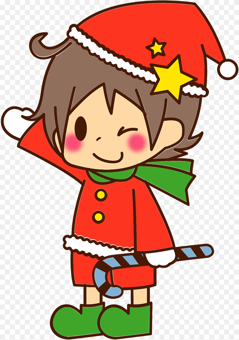 Boy Is Dressed For Christmas Clipart, Elf, Dynamite, Weapon, Face Free Transparent Png