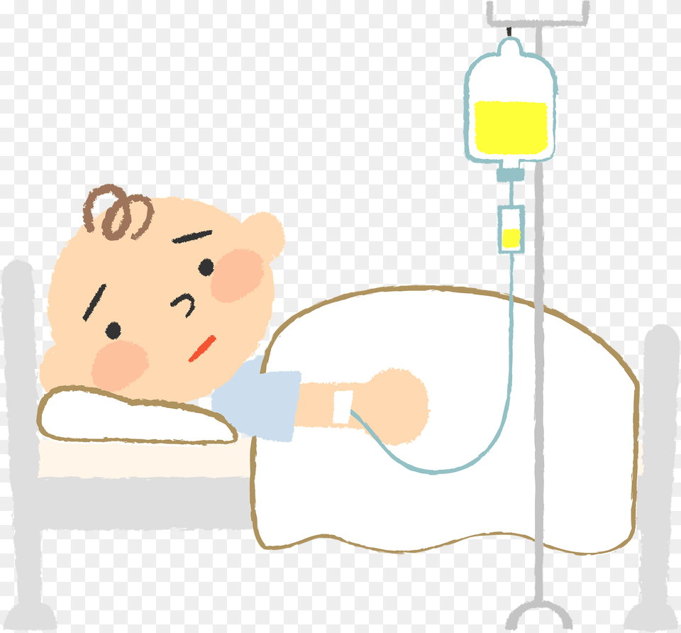 Boy Is Having Intravenous Therapy Clipart, Architecture, Building, Hospital, Animal Png Image