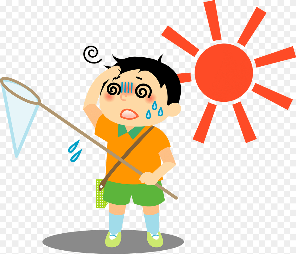 Boy Is Hot And Sweating In The Sun Clipart, Cleaning, Person, Baby, Face Free Transparent Png