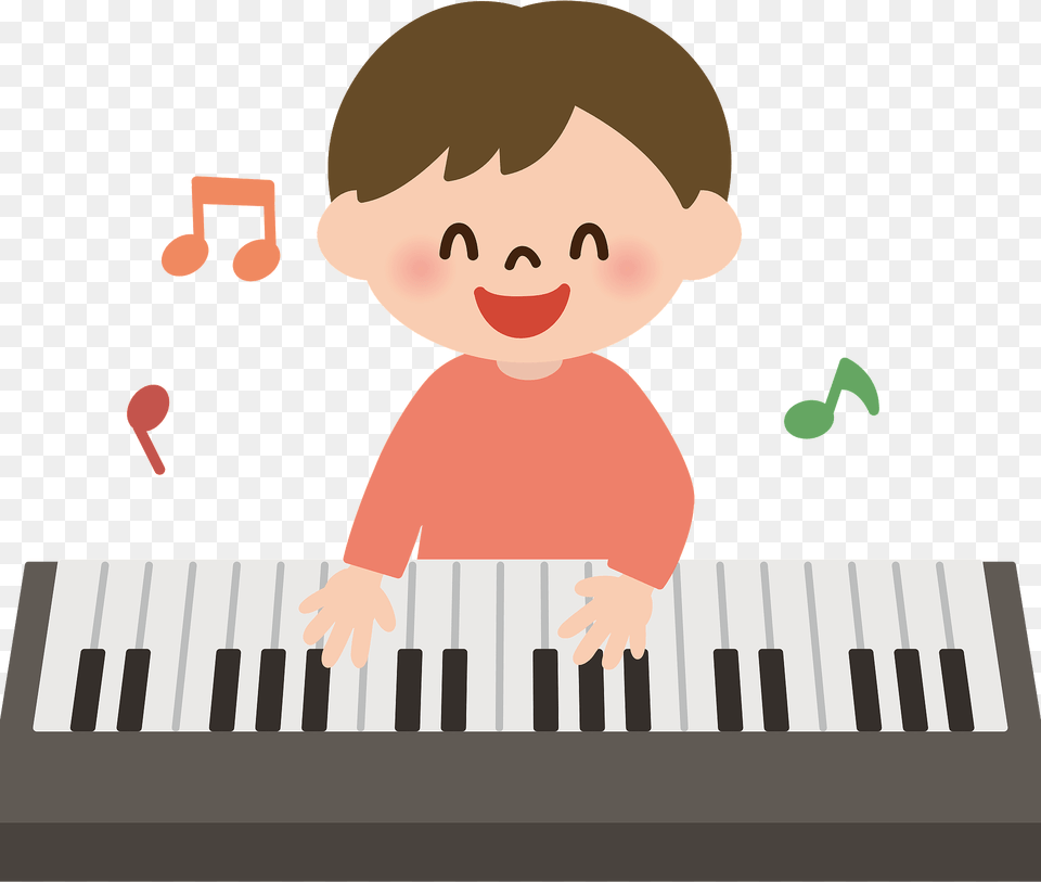 Boy Is Playing The Piano Clipart, Baby, Person, Face, Head Free Png