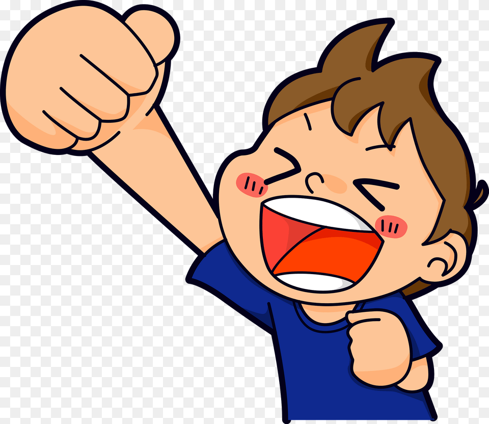 Boy Is Pumping A Fist Clipart, Body Part, Hand, Person, Baby Png Image