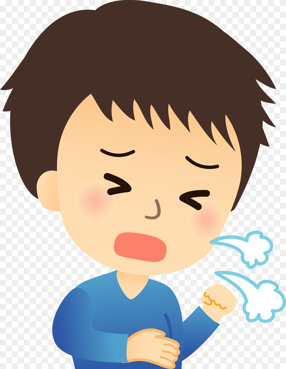 Boy Is Sick With Cough And Cold Clipart, Baby, Person, Face, Head Free Png
