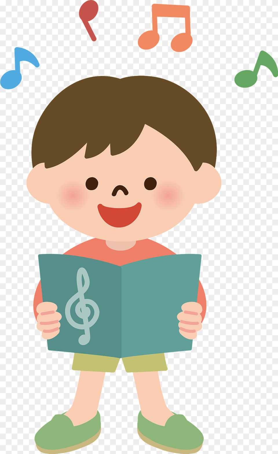 Boy Is Singing Clipart, Person, Reading, Baby, Face Free Png
