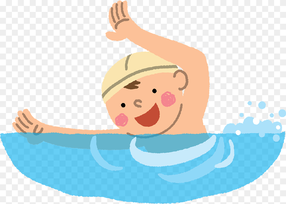 Boy Is Swimming In A Pool Clipart, Water Sports, Water, Sport, Person Free Png
