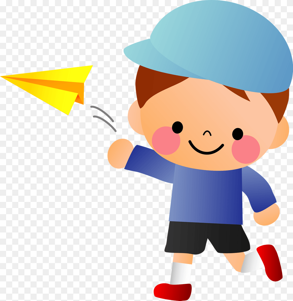 Boy Is Throwing A Paper Airplane Clipart, Toy, Nature, Outdoors, Snow Png