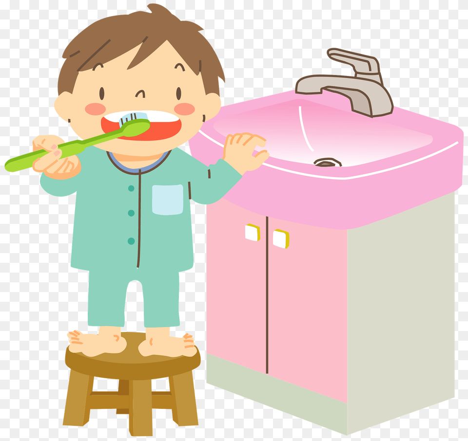 Boy Is Using Toothbrush Clipart, Brush, Device, Tool, Baby Png