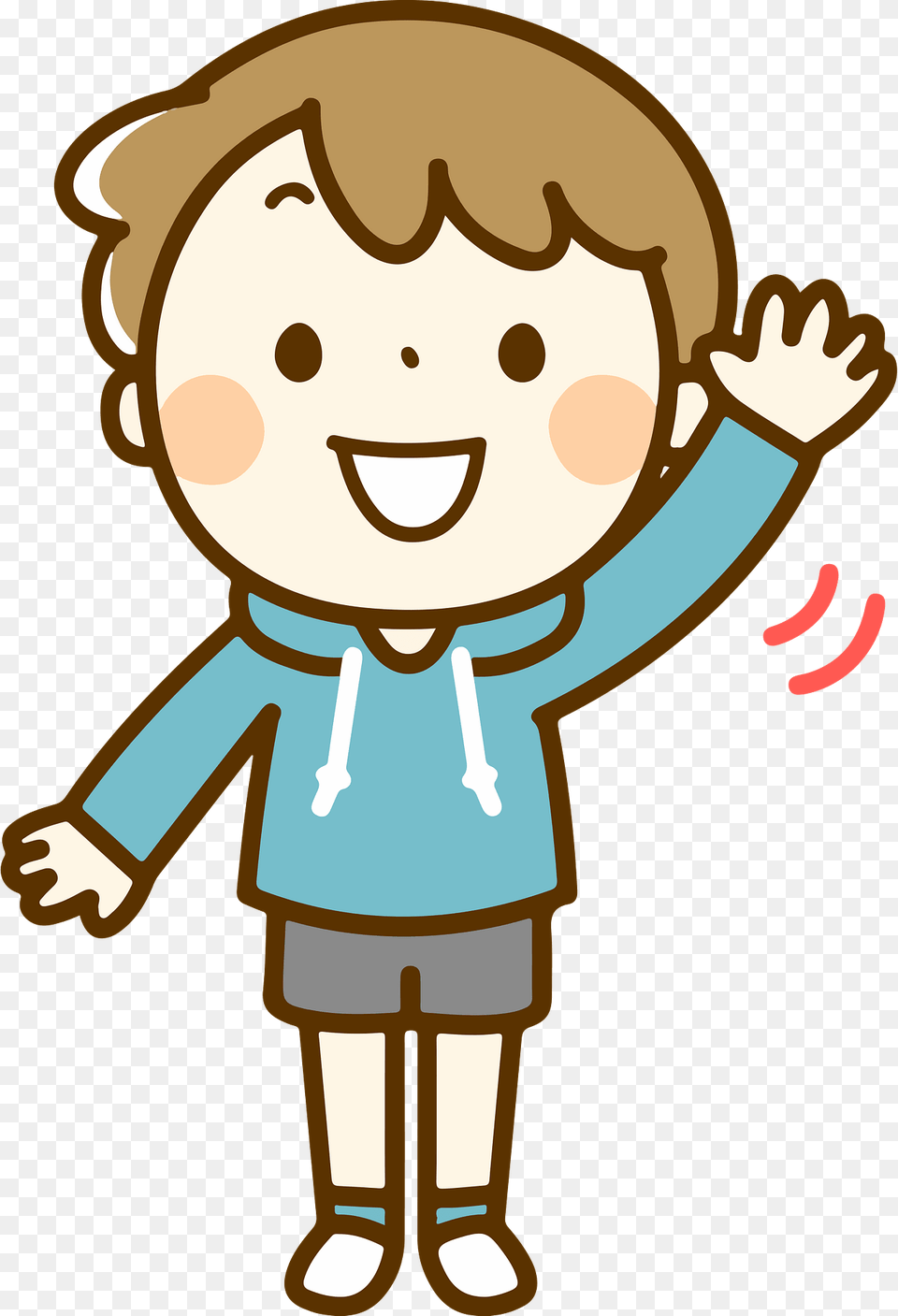 Boy Is Waving Goodbye Clipart, Body Part, Hand, Person, Face Free Png