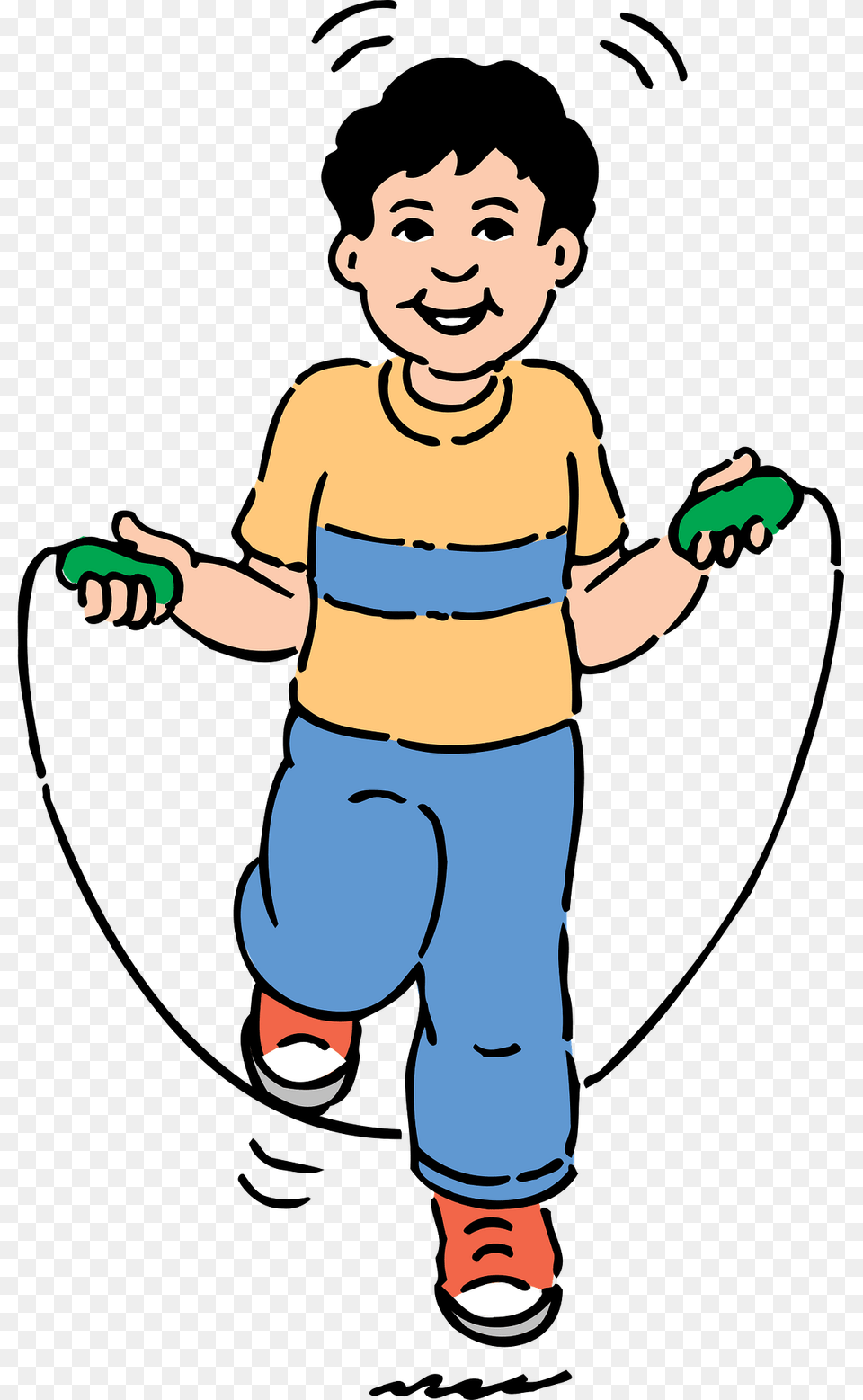 Boy Jumping Over A Rope Clipart, Baby, Person, Face, Head Free Png