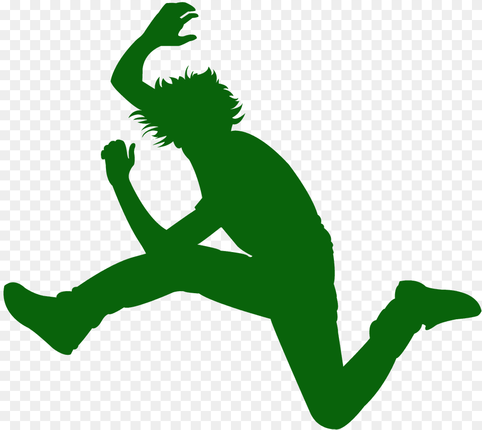 Boy Jumping Silhouette, Person Free Png