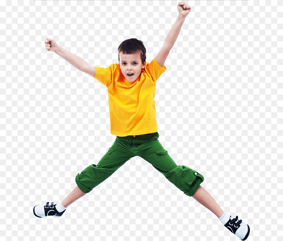 Boy Jumping Transparent Background, Child, Person, Male, Dancing Png Image