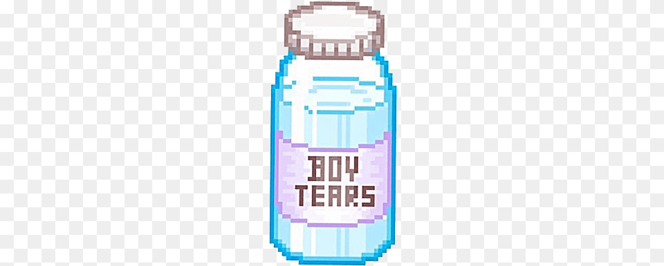 Boy Overlay And Tears Image Pastel Goth Transparent Stickers, Jar, Bottle Free Png Download
