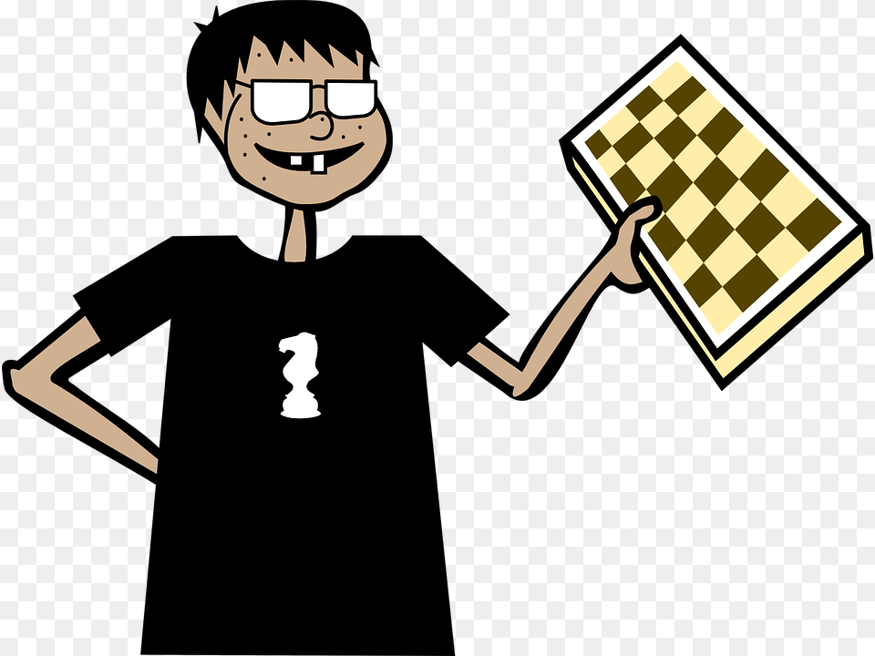 Boy Player Chess Geek Nerd Person Jugador De Ajedrez, Face, Head Png