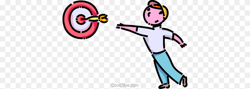 Boy Playing Darts Royalty Free Vector Clip Art Illustration, Baby, Person Png