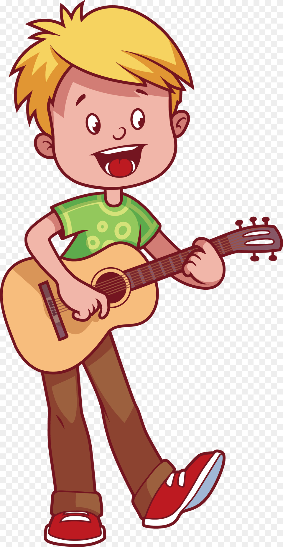 Boy Playing Guitar Clipart Clip Art, Baby, Person, Musical Instrument, Cartoon Free Png