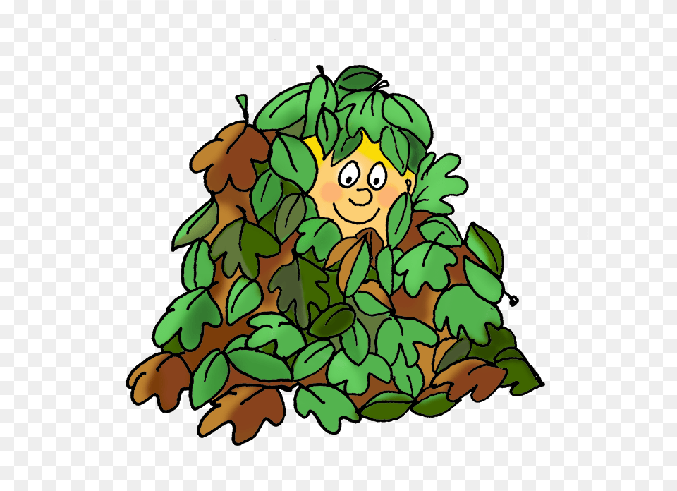 Boy Playing In Pile Of Autumn Leaves Clipart Clip, Vegetation, Plant, Leaf, Jungle Png Image