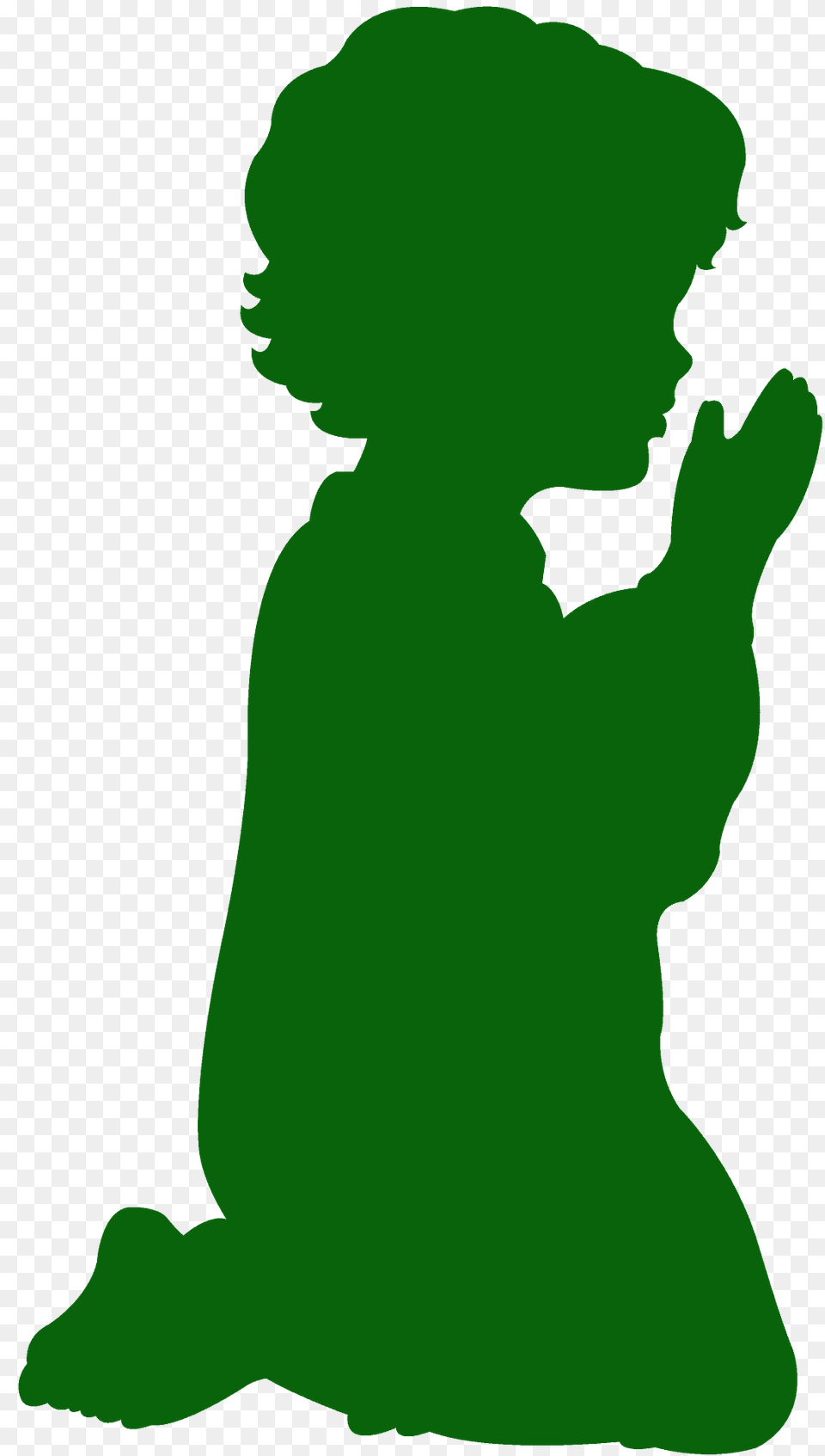 Boy Praying Silhouette, Kneeling, Person, Head Free Transparent Png