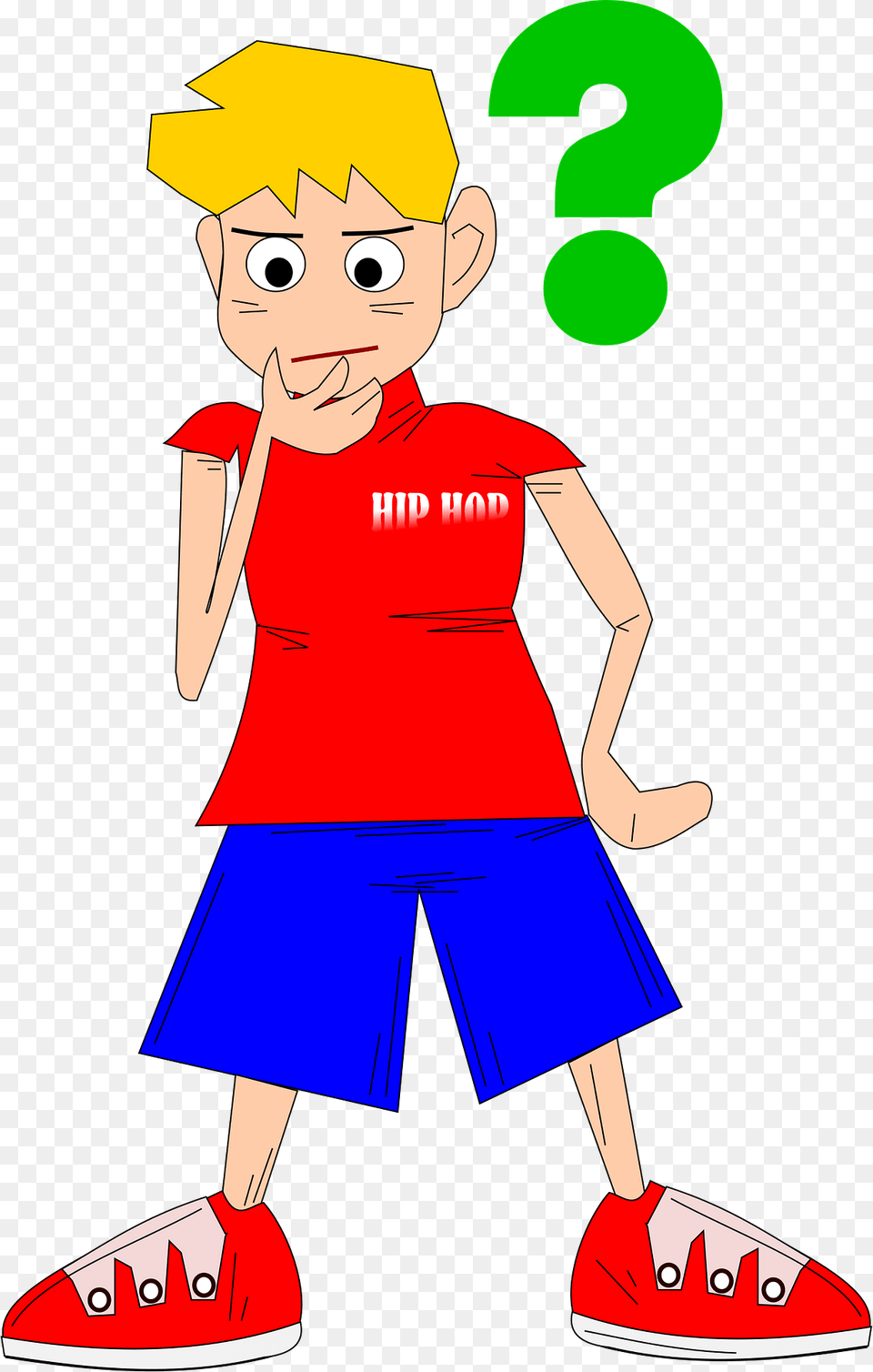 Boy Question Clipart, Shorts, Clothing, Publication, Person Free Transparent Png