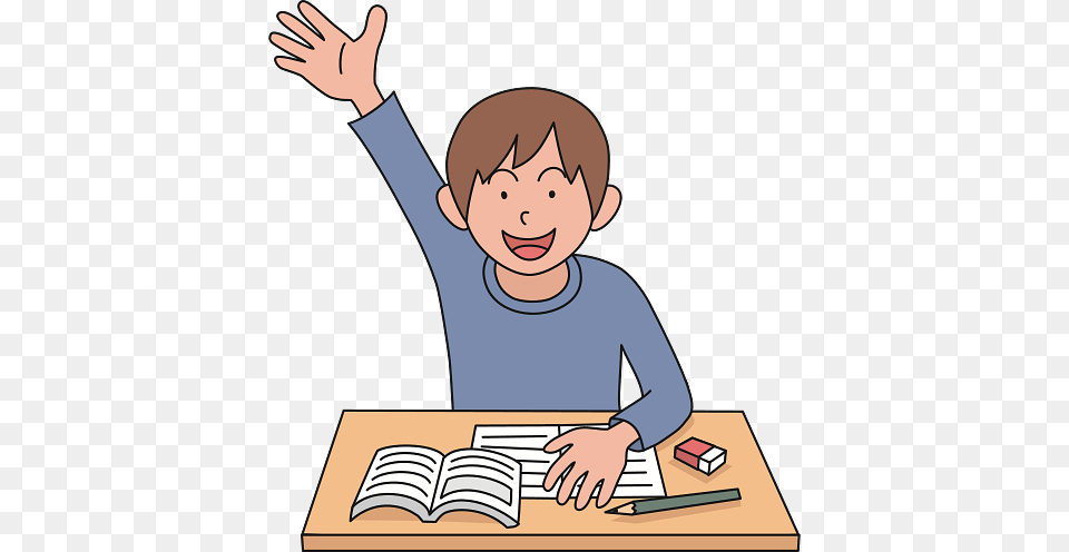 Boy Raising Hand, Person, Reading, Baby, Face Free Transparent Png