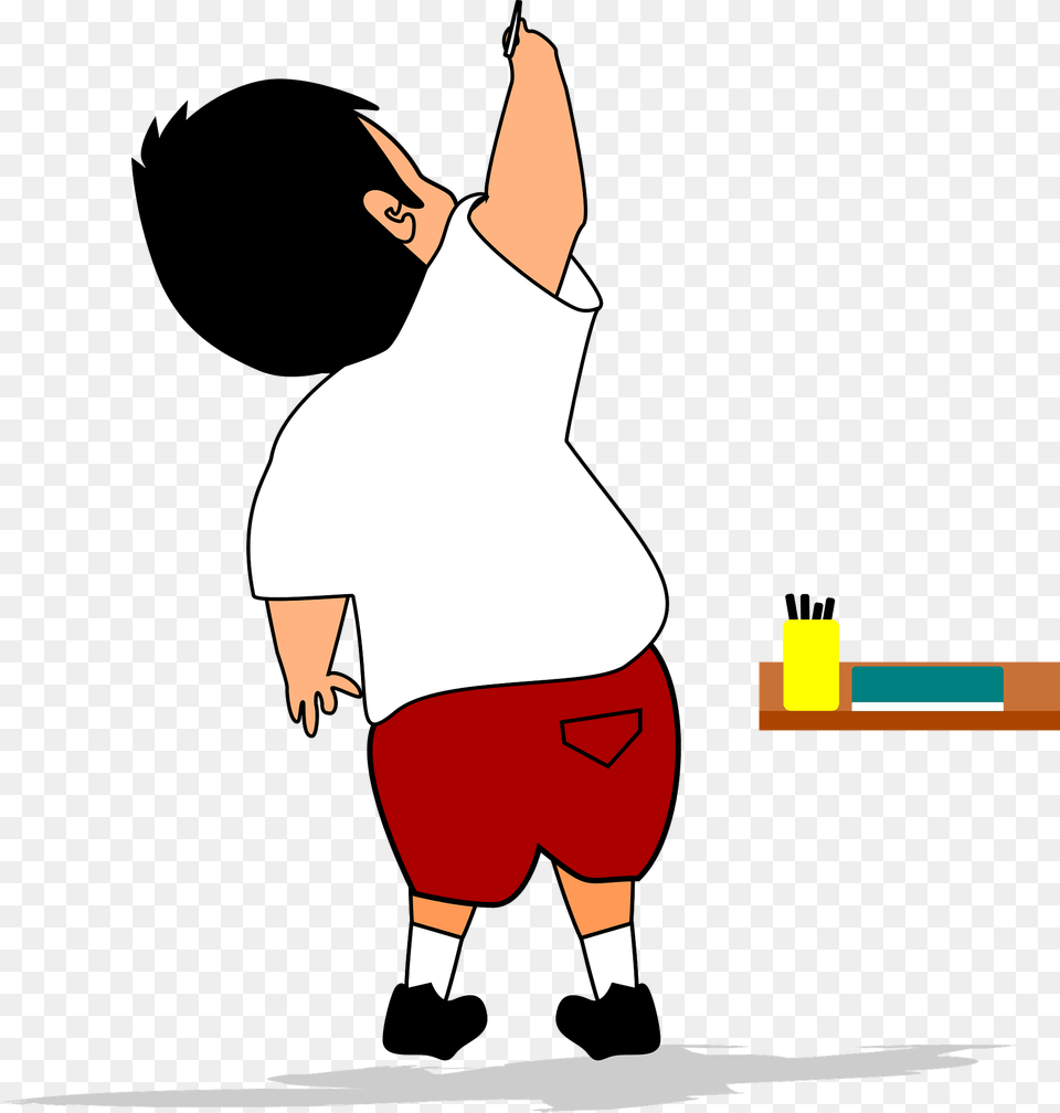 Boy Raising His Hand Clipart, Baby, Person, Kneeling, Clothing Free Png Download