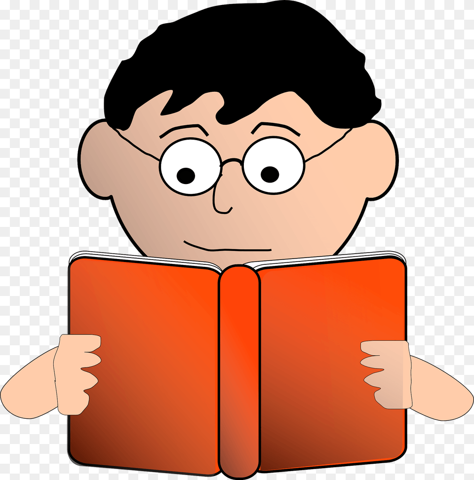 Boy Reading Clipart, Person, Baby, Book, Publication Free Transparent Png