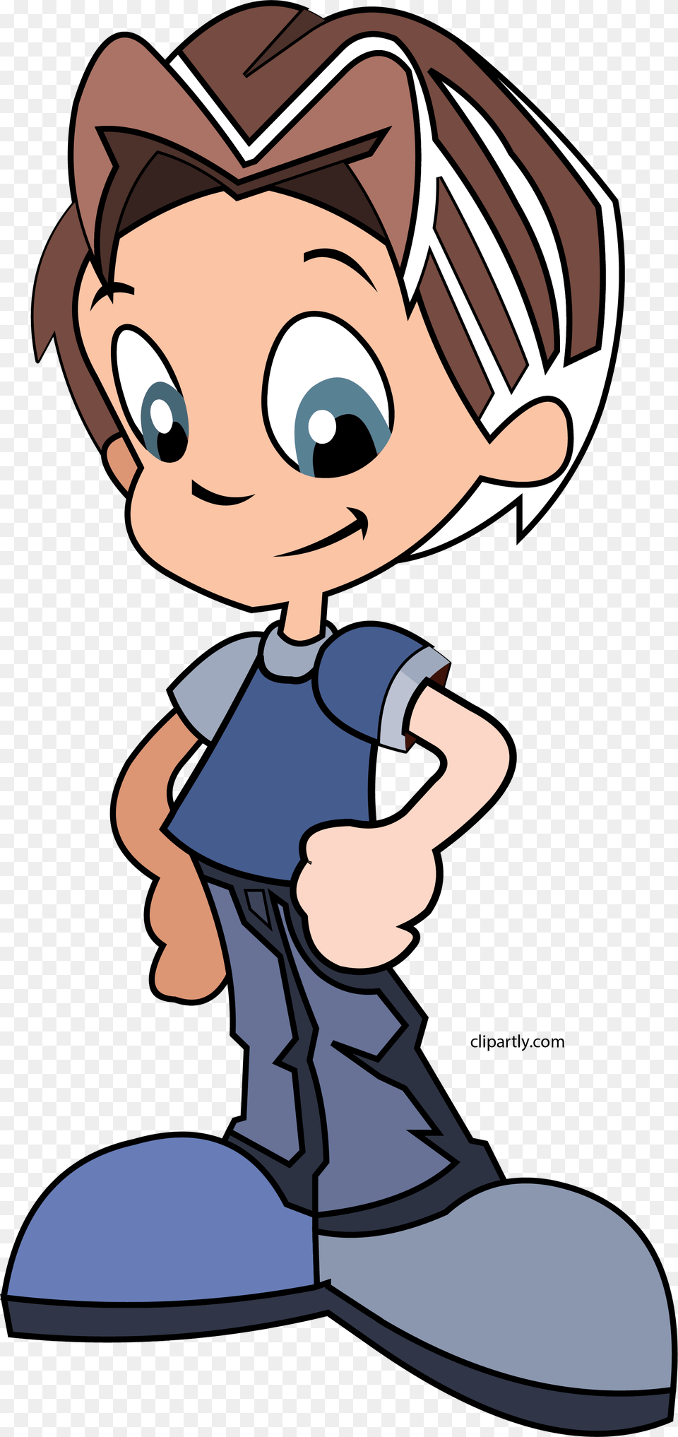 Boy Ready Clipart Cartoon, Book, Comics, Publication, Baby Free Transparent Png