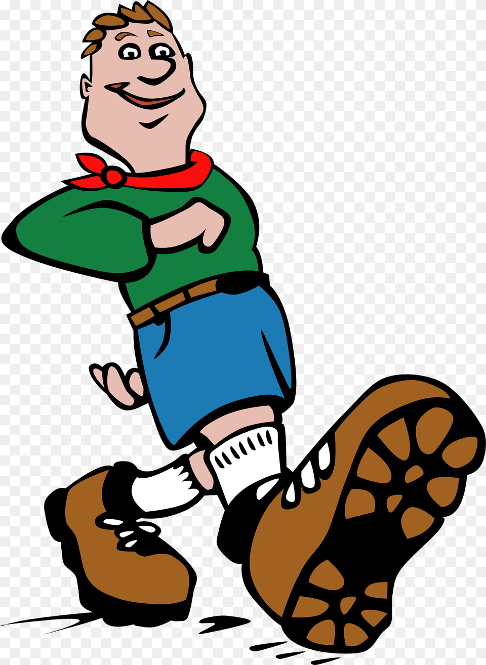 Boy Scout Clipart, Clothing, Footwear, Shoe, Cartoon Png Image