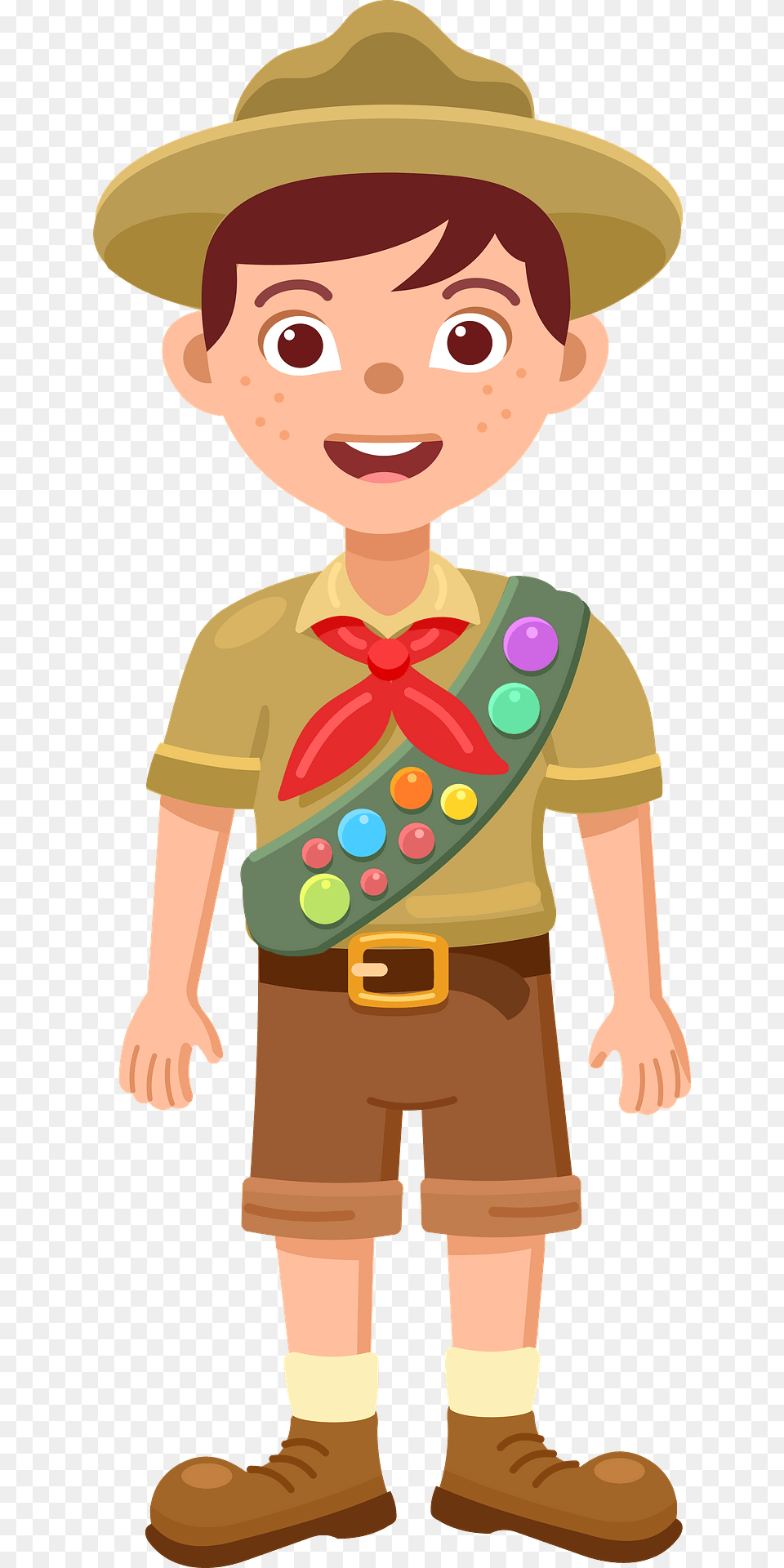 Boy Scout Clipart, Clothing, Shorts, Baby, Person Free Png Download