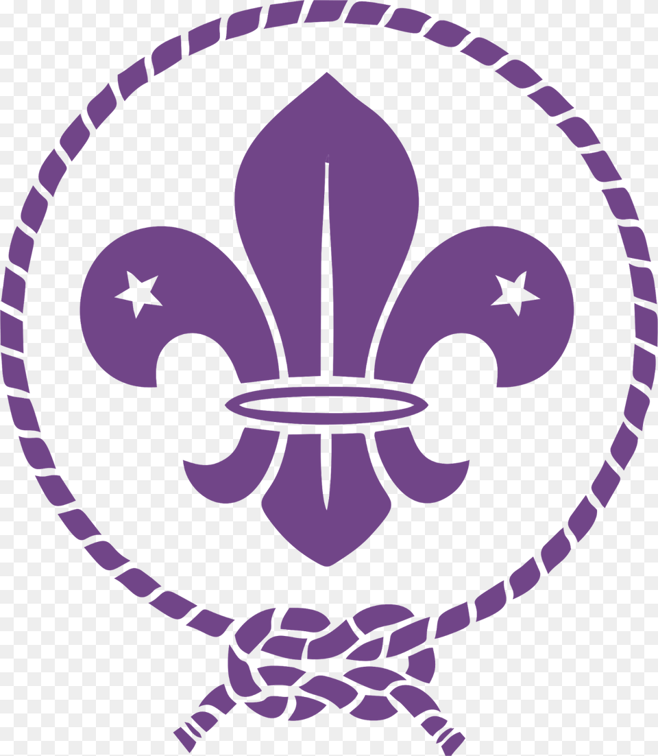 Boy Scouting Emblem Fleur De Lis For Of Boys Clipart, Symbol, Purple, Person Png