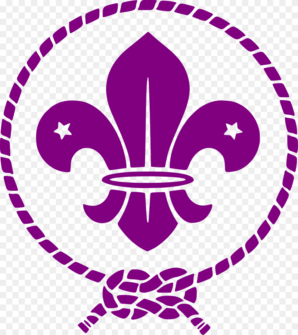 Boy Scouting Organization Emblem Jamboree Of Mata Clipart Fleur De Lis Scouts, Purple, Symbol Free Transparent Png