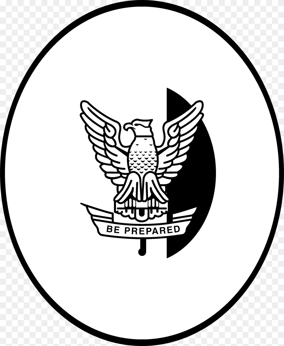 Boy Scouts Eagle Scout Logo Black And White Eagle Scout Black, Emblem, Symbol, Animal, Bird Free Transparent Png