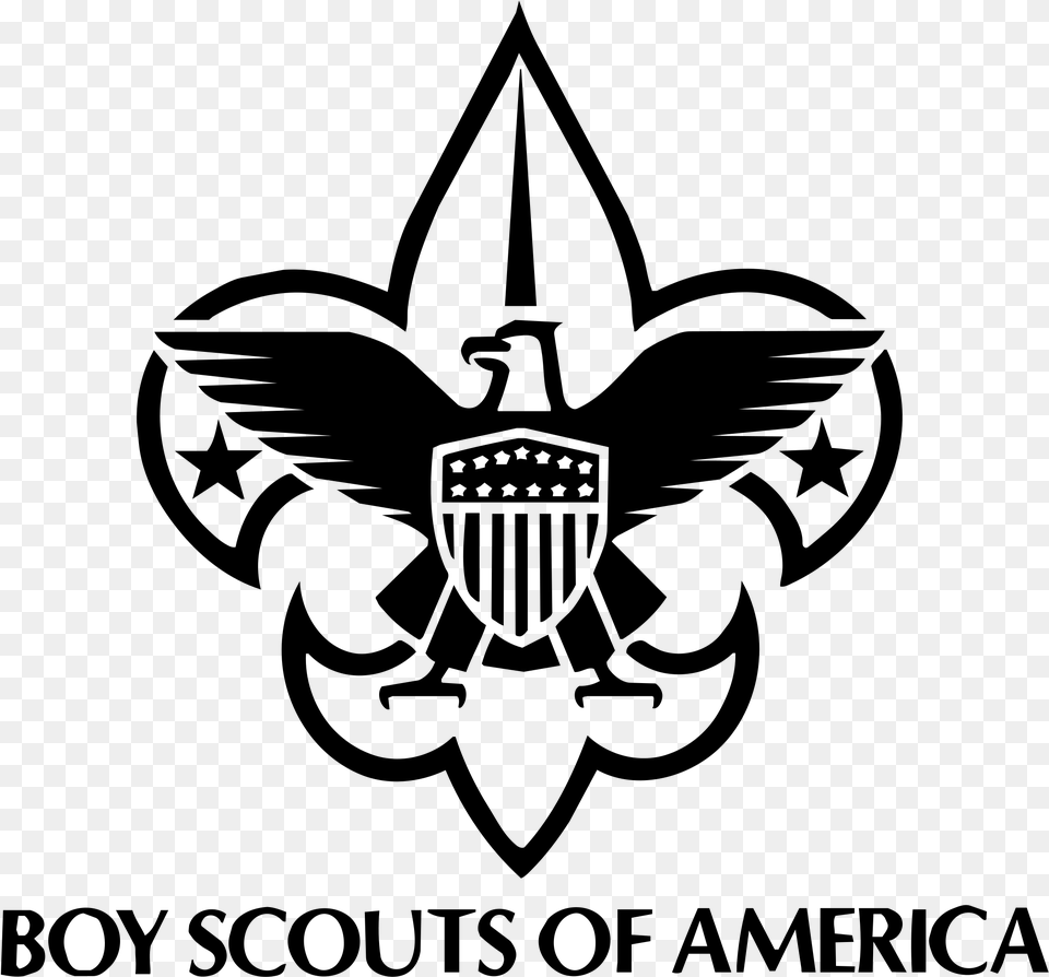 Boy Scouts Of America 01 Logo Transparent Amp Svg Transparent Boy Scout Logo, Lighting, Cutlery, Fork Png