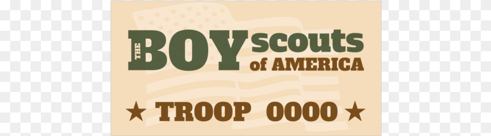Boy Scouts Of America Vinyl Banner With Troop Number Parallel, Advertisement, Logo, Text, Poster Free Transparent Png
